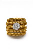 Anello Cianfrone Gioielli Donna in Oro Diamante 0.07 Ct S769102M - S769102M